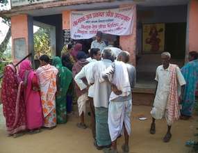Patients waiting for their turn during Camp