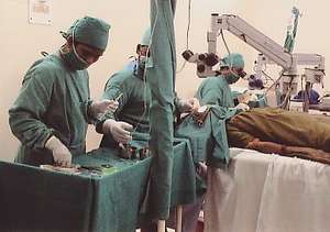 Doctor conducting Operation
