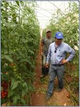 Agronomist Gnayem during training