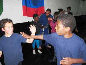 Learning non-violent defense
