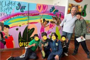 Cristian* as a child with our founder