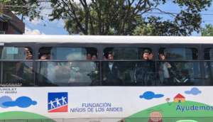 Our new bus, thank you GlobalGiving!