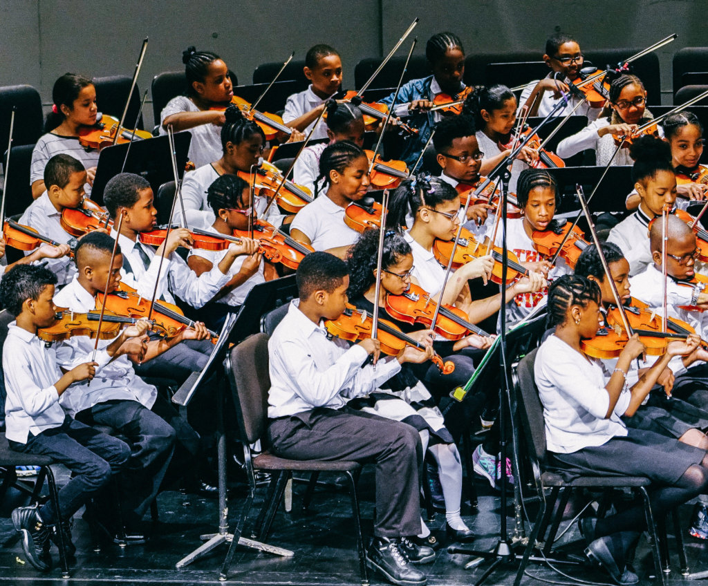 An orchestra performs! Credit: Daniel Pagan