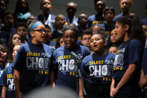 Choir students sing with soul! Credit: Simon Leung