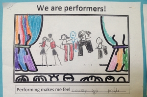 A student describes the joy of performing.