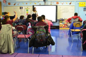 Students are deeply engaged in music instruction!