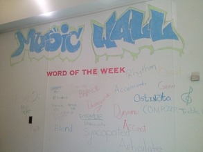 PS 84's Music Wall