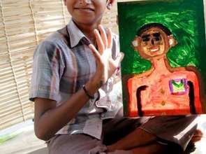 Thalapathi, presenting his dream thru painting