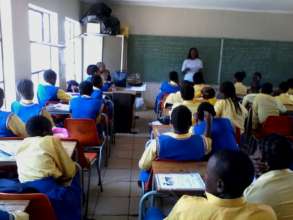 LvA's first school workshop in Diepsloot