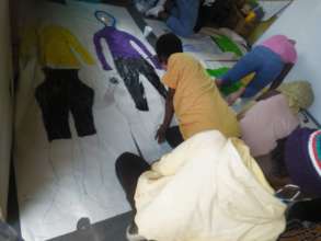 Participants engage with Journey of Life exercise