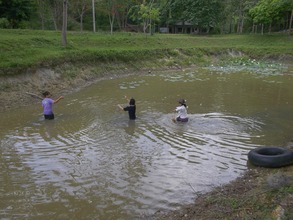 Our new fishing pond