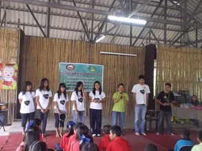 Girls as masters of ceremony