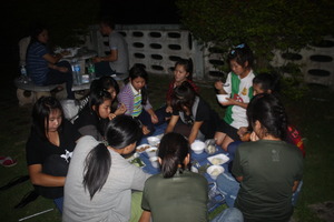 Youth camp at Kong river
