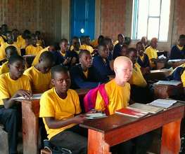 This student with albinism can now go to school.