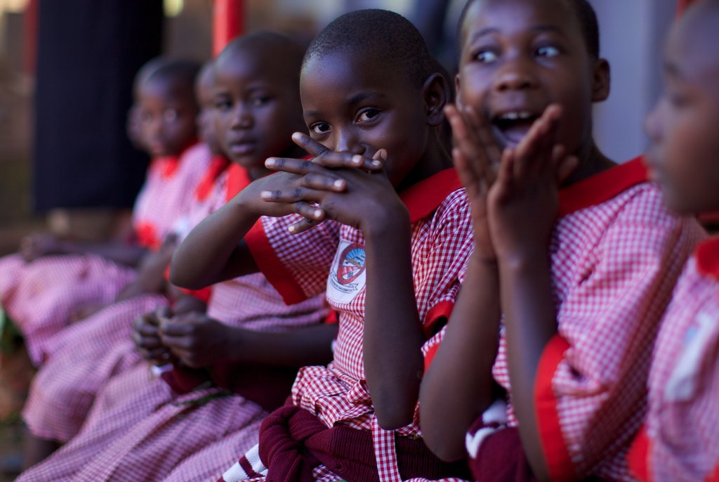 Schoolgirls at our Uganda school