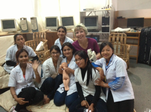 Some of the midwives with Instructor, Lynn Arnold