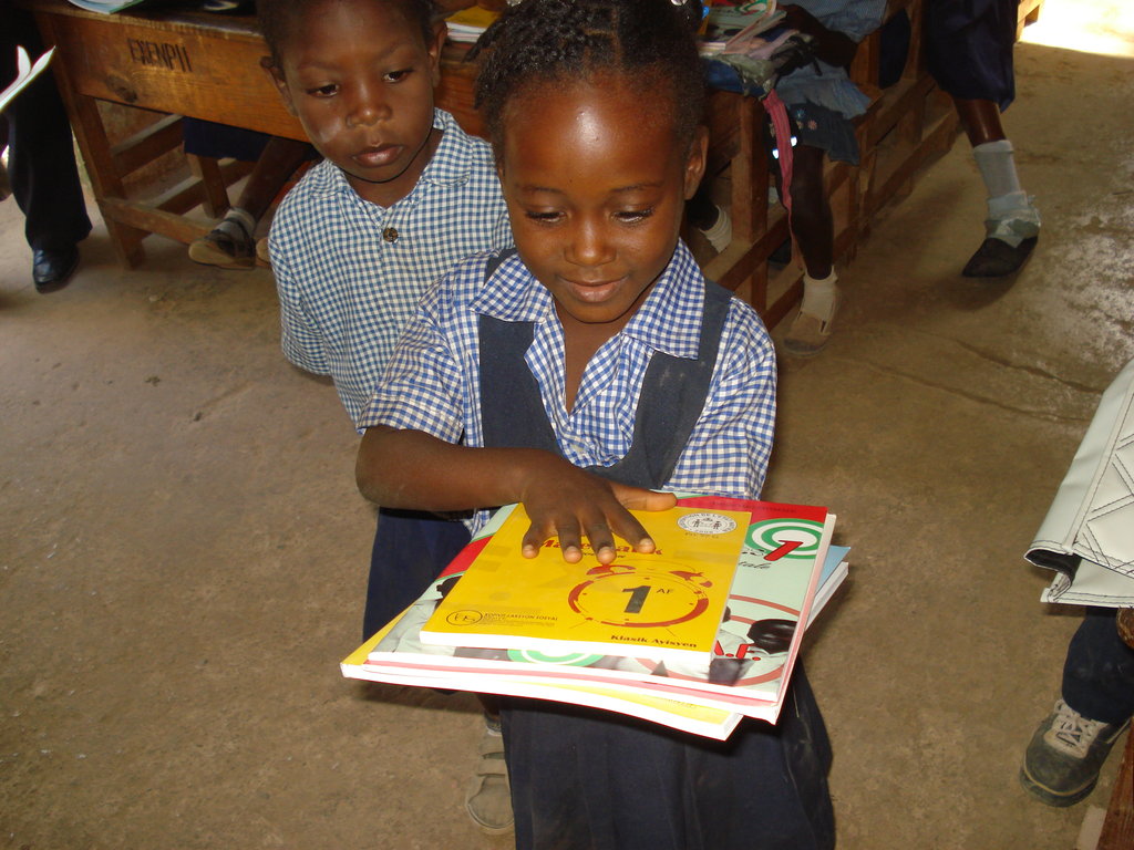 Textbooks for 5000 students in Haiti!