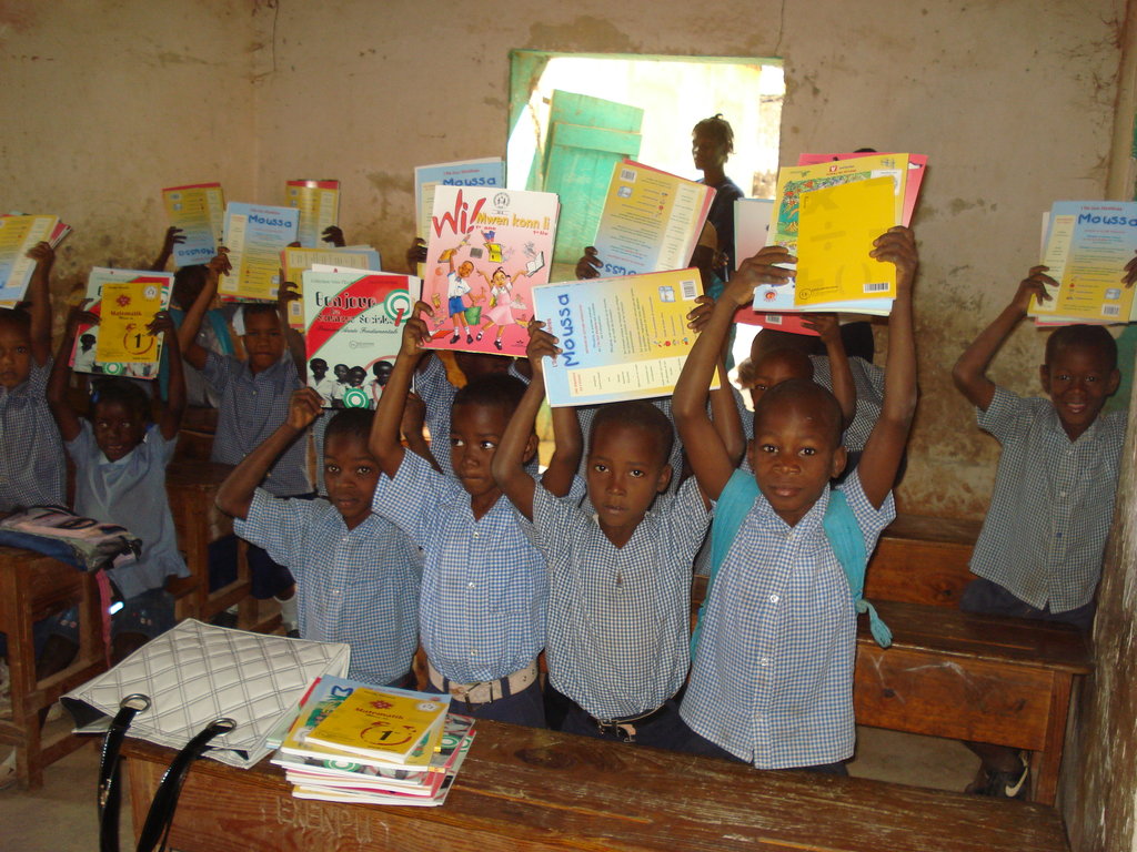 Textbooks for 5000 students in Haiti!
