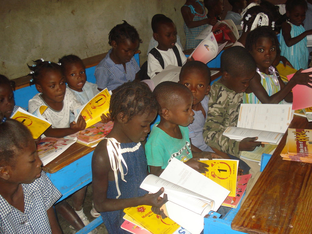 Textbooks for 5000 students in Haiti!