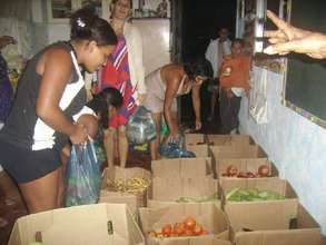 produce for project and families of children