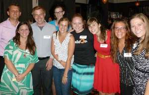DC buildOn Chapter members at a fundraising event