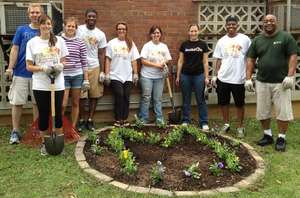 Members volunteer at DCPS Beautification Day