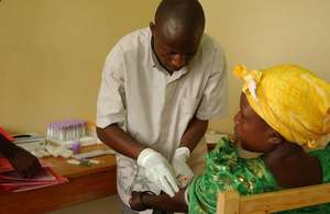 Woman in Health Care Clinic