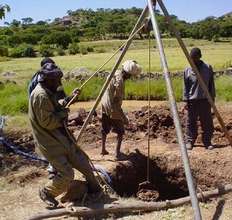 Digging the well