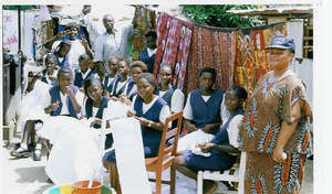 Gara tie and dye training