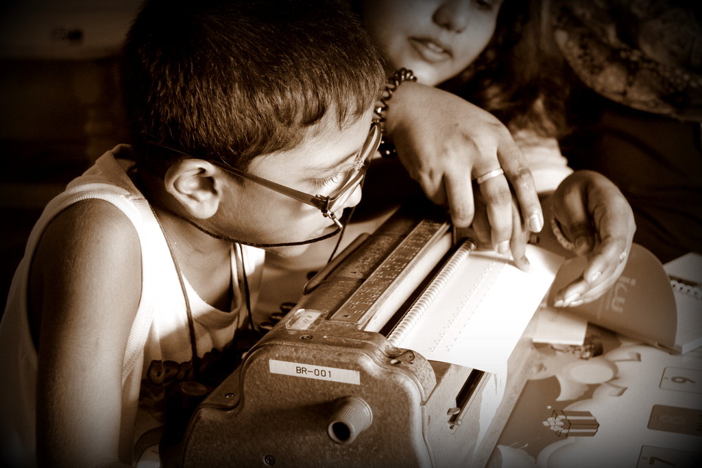 Educating young blind children for a better future