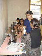tailoring class at Bhivandi