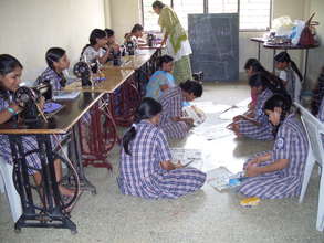 Provide a 3 months voc. course to orphan girls