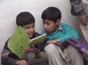 Students Share A Book