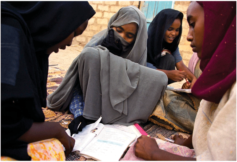 A group of Sudanese women