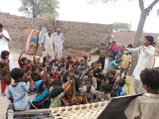 Buy school supplies for gypsy children in Pakistan