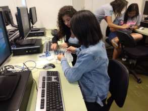 Digital skills courses at the POETA Center, Brazil