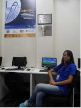 Natalia at the POETA-AVAPE Center