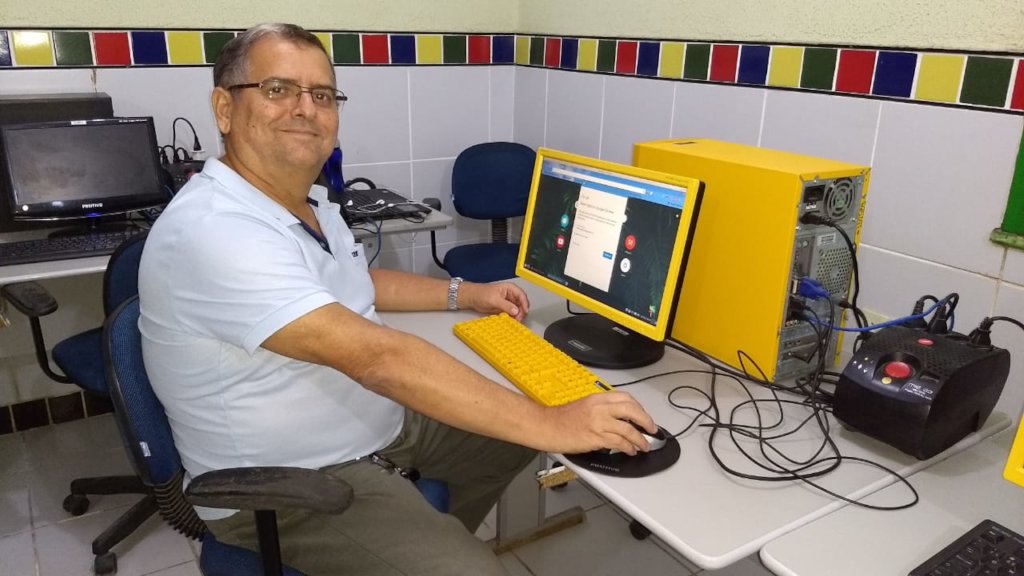 Other teachers at their digital skills training