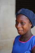 One of girls receiving a DA scholarship