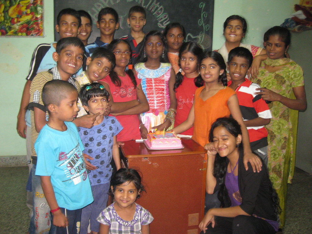 Food, medicines & education for 45 HIV+ve orphans