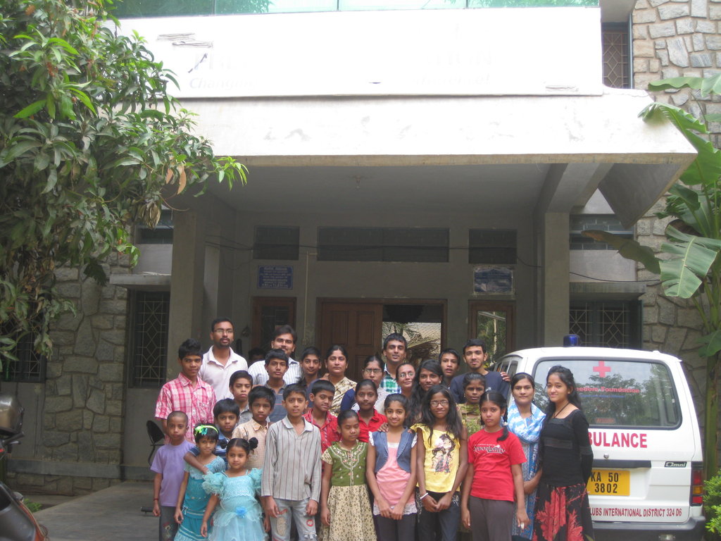 Food, medicines & education for 45 HIV+ve orphans