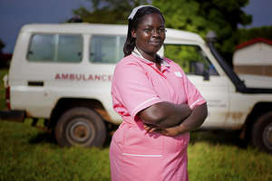 Esther at her health center