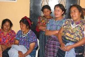 A sewing group working with AFEDES