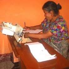 AFEDES member working at her desk