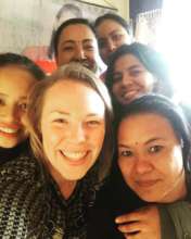 Sarah, Maya, & DfG Nepal Team