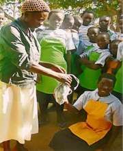 Their own kits thanks to Joan... and DfG supporter