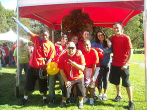 Keystone Cloub teens at AIDS Walk