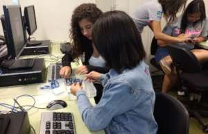 Young Girls Receive Training