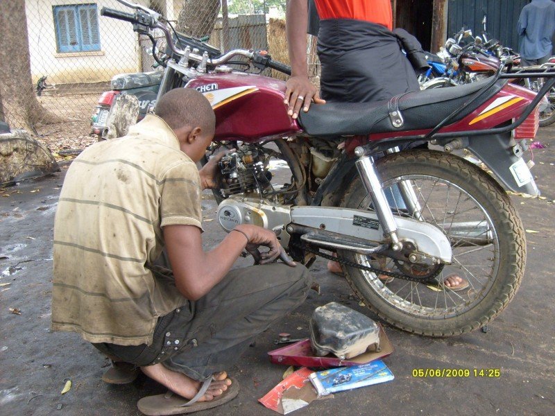 Create 5 jobs with the AH Motorcycle Repair Shop