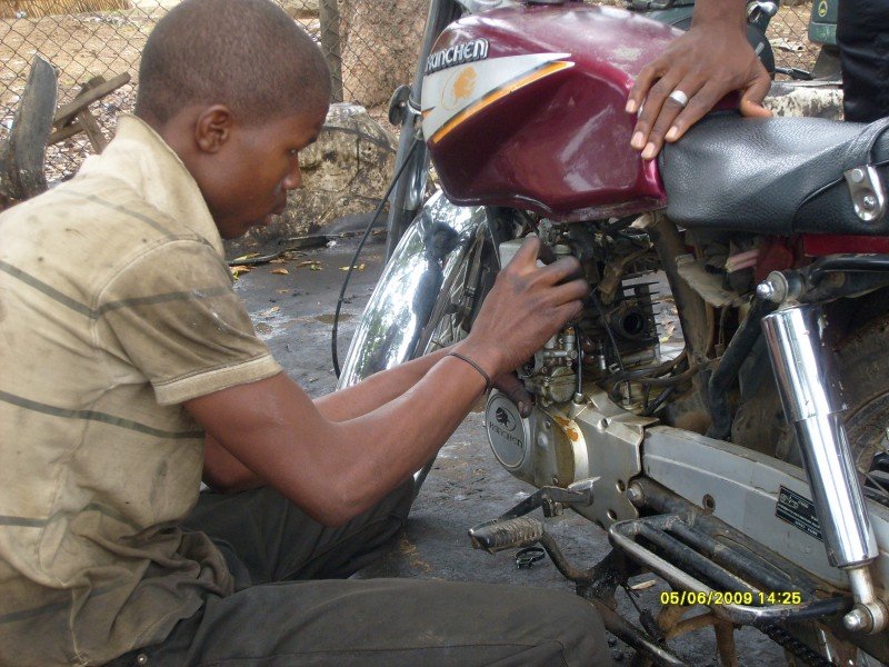 Create 5 jobs with the AH Motorcycle Repair Shop